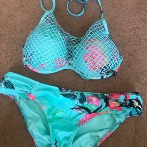 ☀️ Mermaid Fishnet Bikini Set